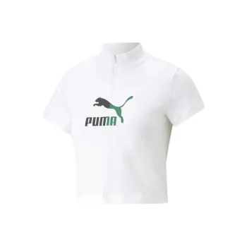 PUMA Crop Tops Women's White