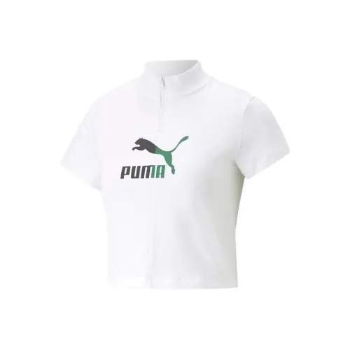 PUMA Crop Tops Women's White