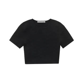 Alexander Wang Monogram Cropped Top