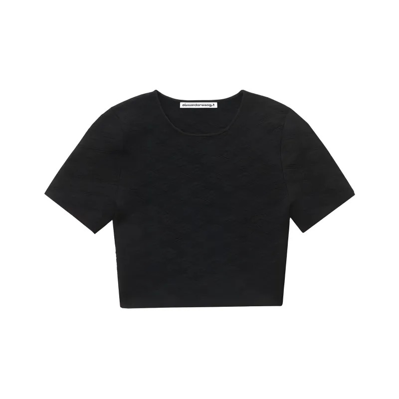 Alexander Wang Monogram Cropped Top-0