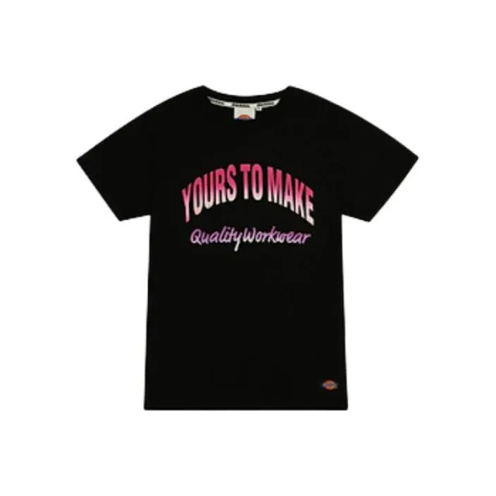 Dickies T Shirts Women's Black-0