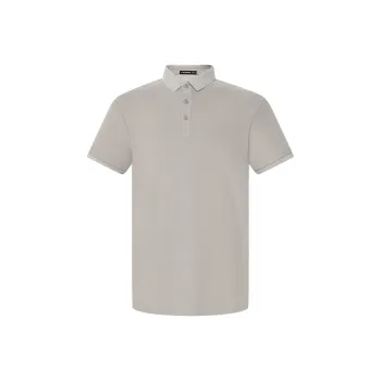 LESS IS MORE Polo Shirt Men's Gray Khaki 24XTX6242Y