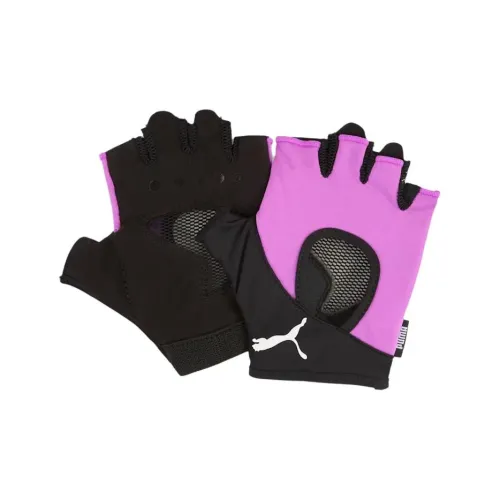 PUMA Polyester, Nylon, Polyurethane Sports Gloves Women's Purple