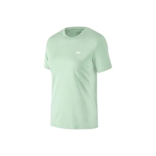 Skechers Drop Shoulder Sleeve T Shirt Women's Harbor Gray