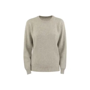 Brunello Cucinelli Round Neck Knitted Jumper