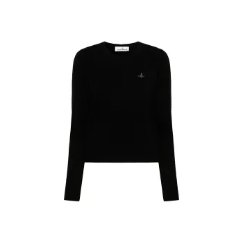 Vivienne Westwood Orb Embroidered Crewneck Jumper