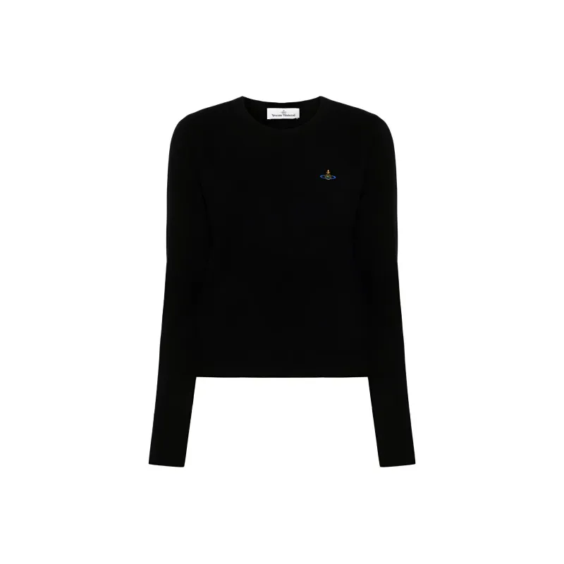 Vivienne Westwood Orb Embroidered Crewneck Jumper-0