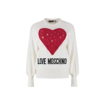 LOVE MOSCHINO SS22 Sweater Women's White