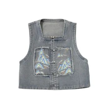 SNBL Crop Tops Women's Blue