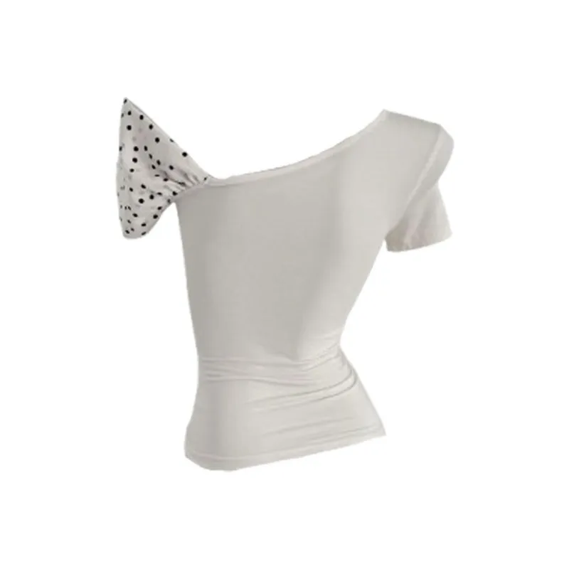 QYPRF Regular T Shirt Women's White-1