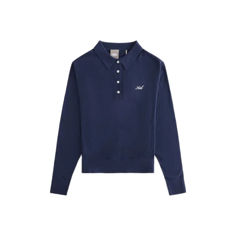 KITH Women's Logan Polo Knit Sweater 'Genesis'-0