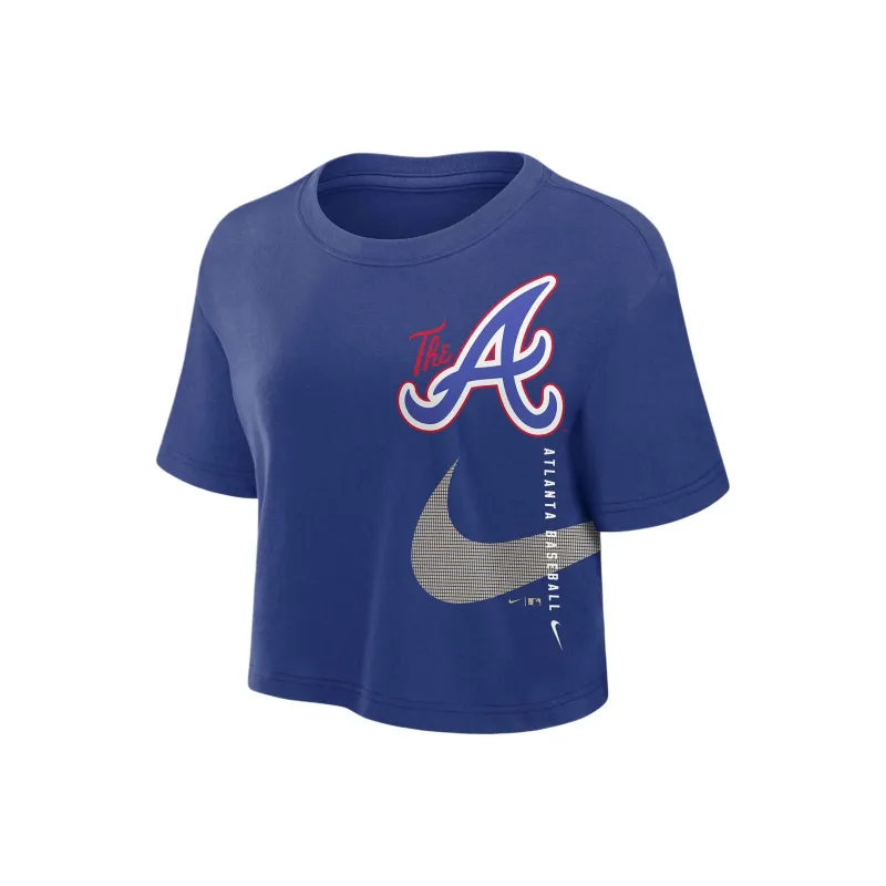 Nike Duke Athletic Prep Arch Women's Nike Dri FIT College Cropped T Shirt-0