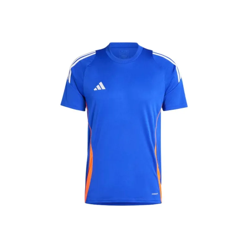 Adidas TIRO 24 JERSEY Soccer Jersey Men's Clear Blue/White/Apply Sun Red-0
