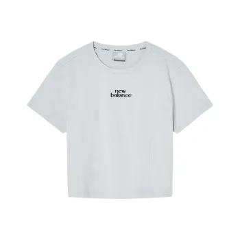 New Balance FROZENSLIM FIT T Shirt Women's 16 Light Gray