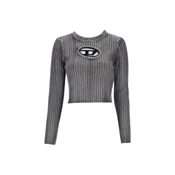 DIESEL SS23 Crop Top Women's Gray