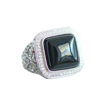 Jade Ink Love Hetian Jade Rings Green Jade Women's