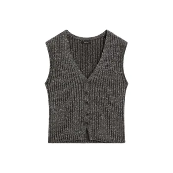 Massimo Dutti Tank Top Women's Brown