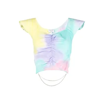 Collina Strade Ruched Tie dye Top