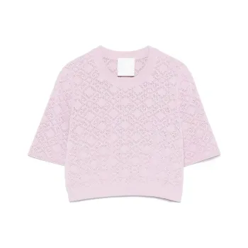 Givenchy Monogram 72 Jacquard Short Sleeve Knit Top 'Parma'