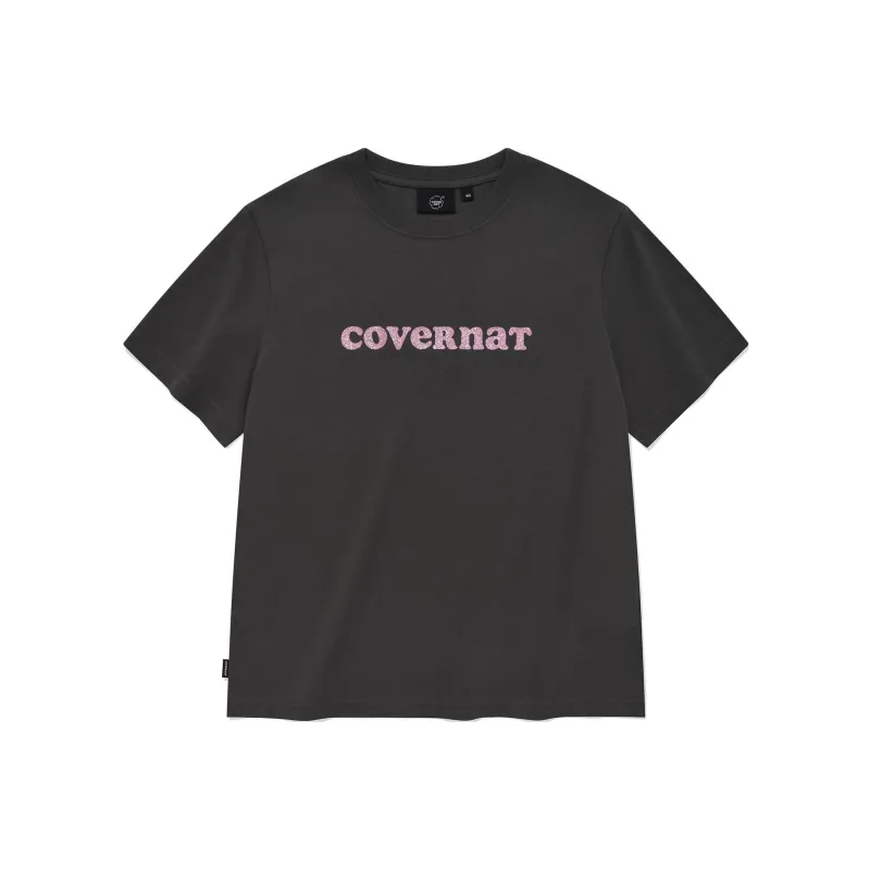 COVERNAT SS24 T Shirt Women's Charcoal Gray-0