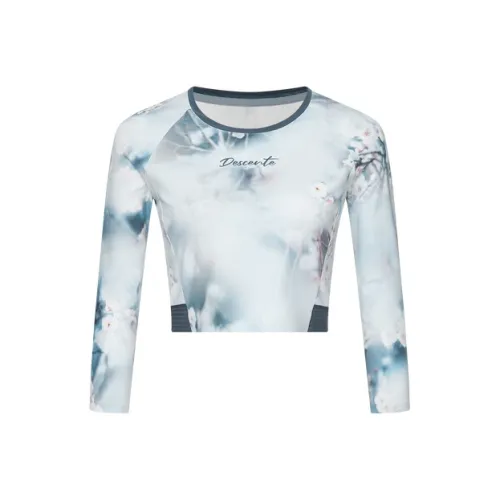 DESCENTE X Katsuhiko Kawase Real Flower T-Shirts Women's