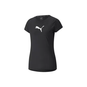 PUMA ESS BIG CAT HEATHER T-Shirts Women's Black