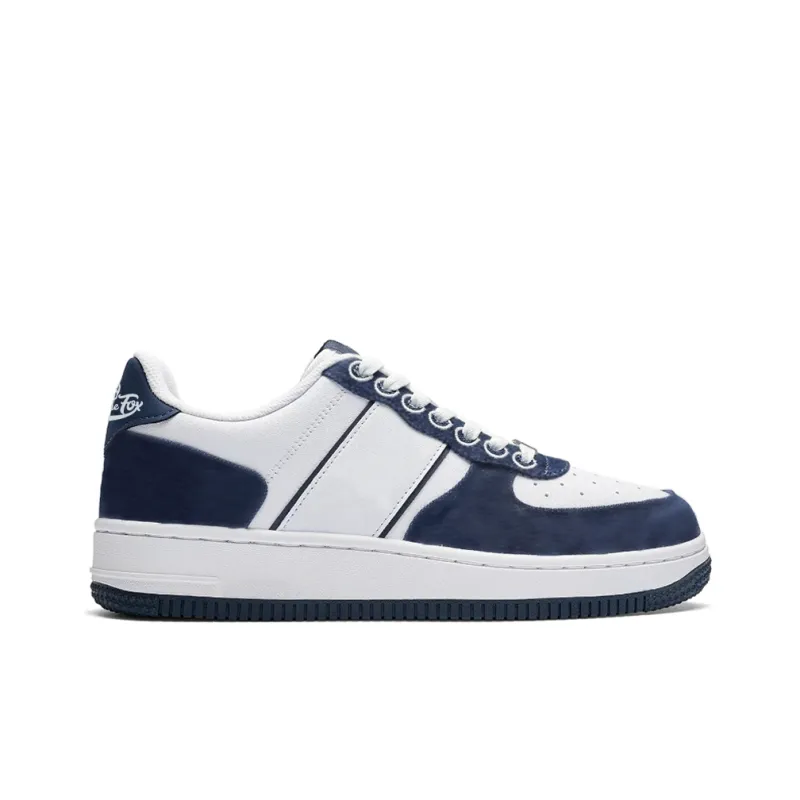 ALI THE FOX Low-Top Skateboard Shoes Women's Classic White/Hai Chang Blue-40