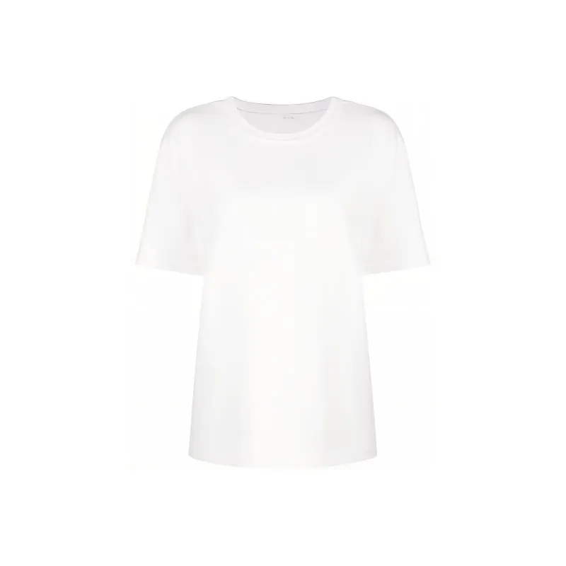 Alexander Wang Essential Jersey Puff Logo Ss Tee White-0