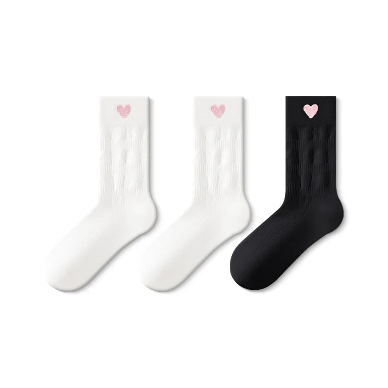 JKN Mid Calf Socks Women's Combo Set-18