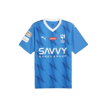 PUMA Al Hilal Men's Football Home Neymar Jr Replica Jersey Soccer Jerseys Men's Ignite Blue