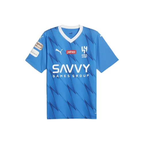 PUMA Al Hilal Men's Football Home Neymar Jr Replica Jersey Soccer Jerseys Men's Ignite Blue