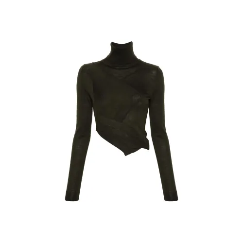MM6 Maison Margiela Asymmetric Panelled Roll neck Jumper