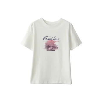 Huagaa T Shirts Women's White