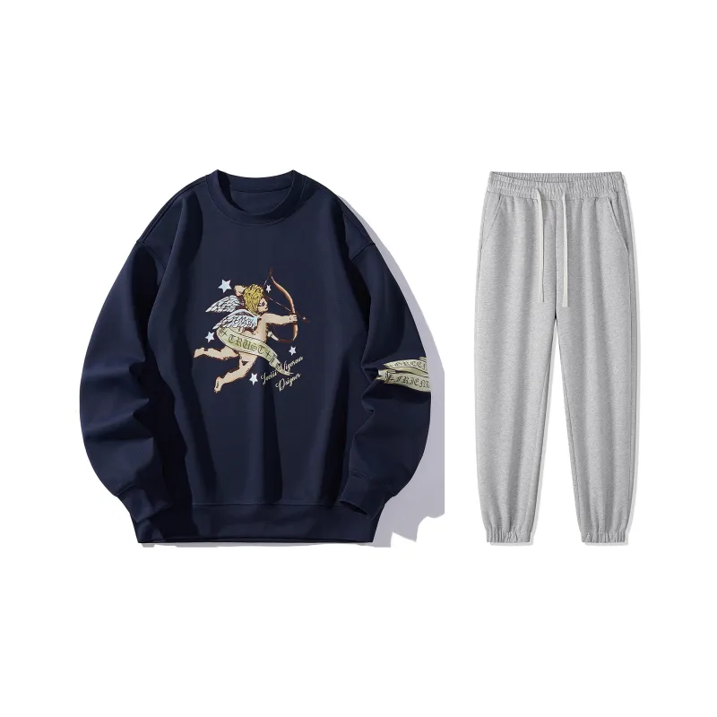 IVEIII Sweatshirt Sets Unisex-56