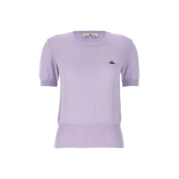 Vivienne Westwood Orb Embroidered Knit Top