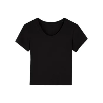 Puppytown Set in Sleeve T Shirt Women's Black