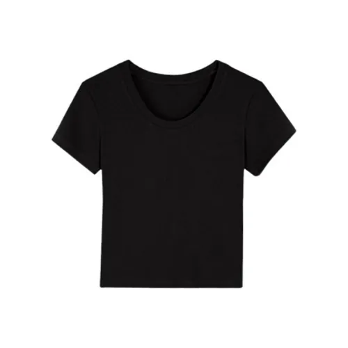 Puppytown Set in Sleeve T Shirt Women's Black