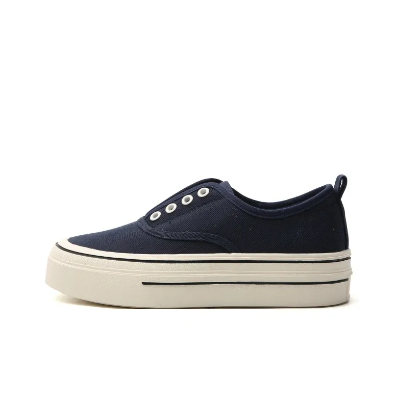 STELLA WEISZ Abrasion Resistant Height Increasing Low Top Canvas Shoes Women's-3