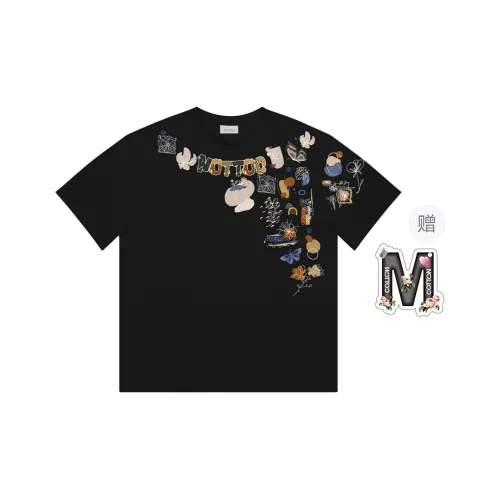 Cotton Shopping Drop Shoulder Sleeve T Shirt Unisex