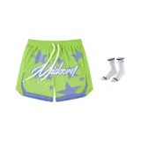 Avocado Green and 1 Pack Basketball Socks (Random Style and Color)