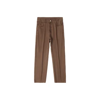WILD LEADER Casual Pants Unisex Olive Green