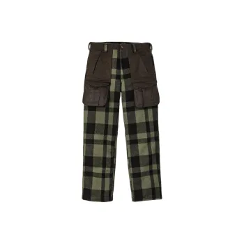 Filson FW24 Casual Pants Men's Green And Black Mixing