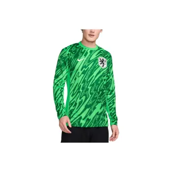 Nike Netherlands Women's Team 2024/25 Stadium Goalkeeper Soccer Jerseys Men's Sparkling Green