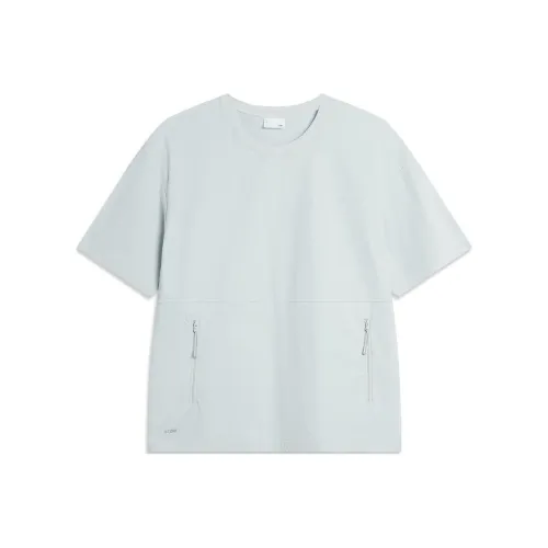 LiNing Drop Shoulder Sleeve T Shirt Women's Moon