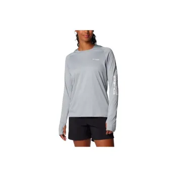 Columbia PFG Tidal Tee Raglan Sleeve T-Shirt Women's Fragmented Blue