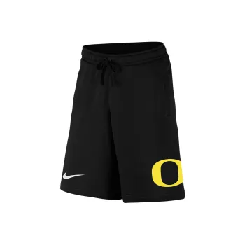 Nike College Club Fleece Swoosh Sports Shorts Men's Black