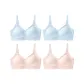 4 Pack (2 Blue+2 Skin Pink)