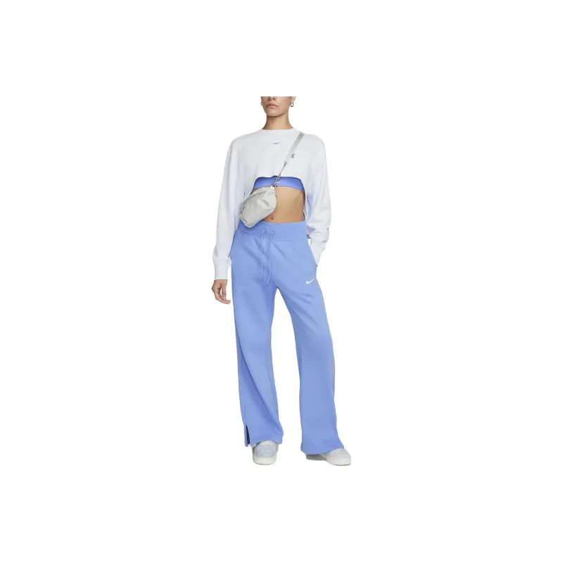 Nike Crop Tops Women's Blue-0