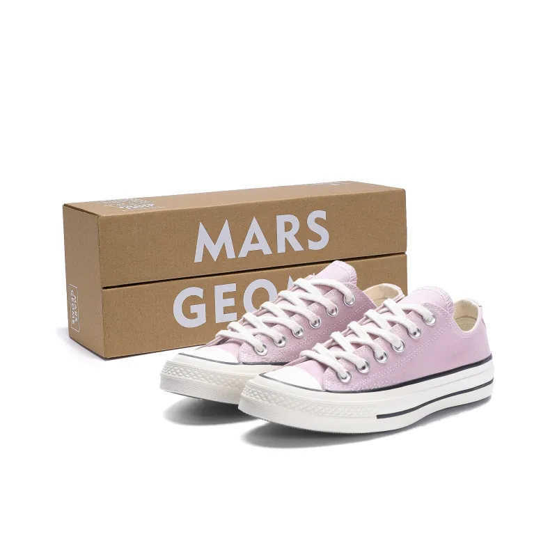 MARS*GEOME Anti Slip Wear Resistant Breathable Lightweight Low Top Canvas Shoes Women's Cherry Blossom Pink-42