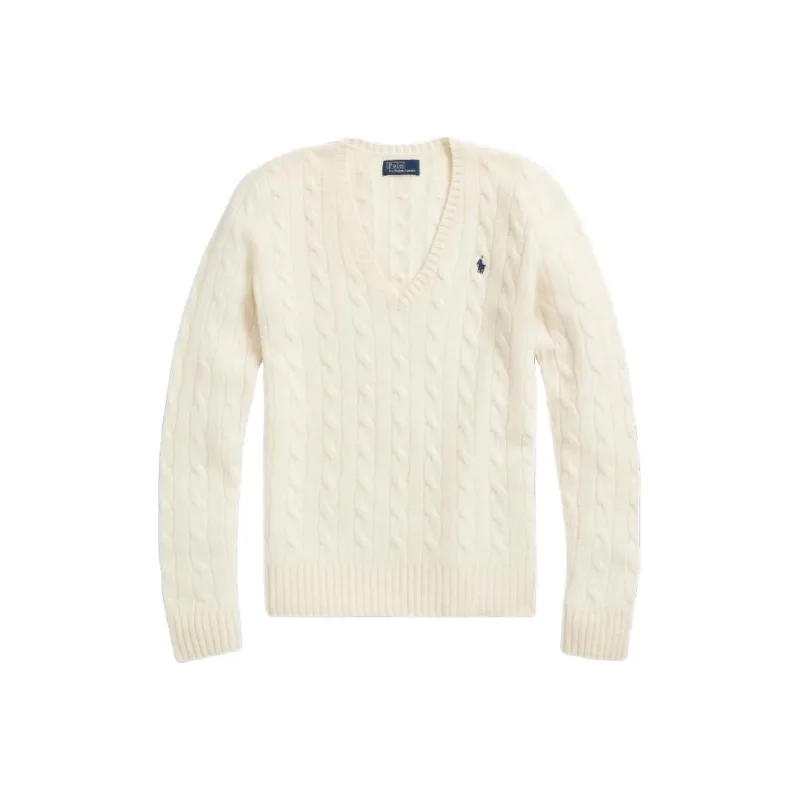 Polo Ralph Lauren Qixi Festival Collection FW24 Sweater Women's Beige Yellow-0